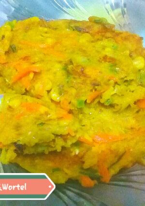 Foto resep 014. Pancake Jagung dan Wortel