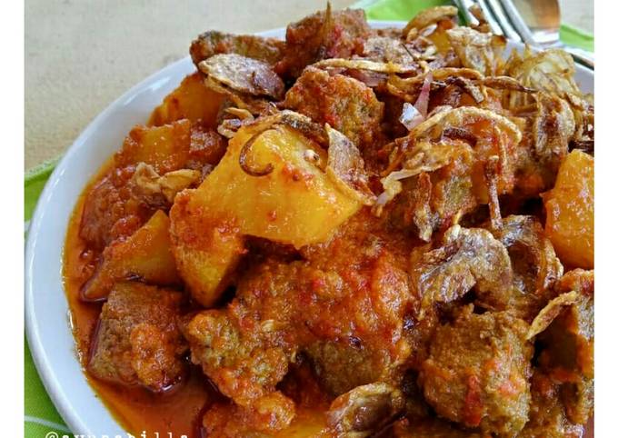 Bagaimana Membuat Sambal Goreng Kentang Hati Sapi Anti Gagal