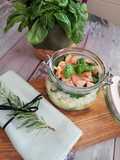 Insalata di riso con rucola e salmone