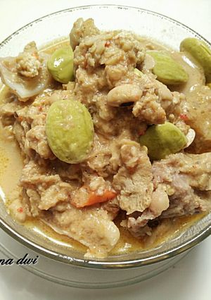 Foto resep Sambel tumpang, pete , plus koyor sapi