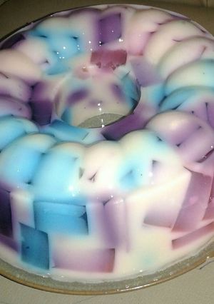 Foto resep Puding Mozaik Susu