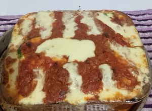 Una foto de Lasagna de Berenjena y Zucchini