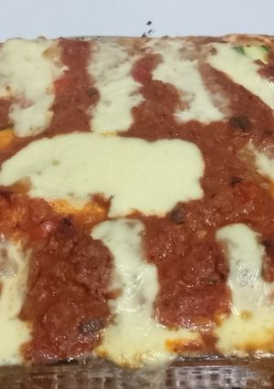 Una foto de Lasagna de Berenjena y Zucchini
