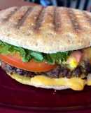 Hamburguesa pan integral