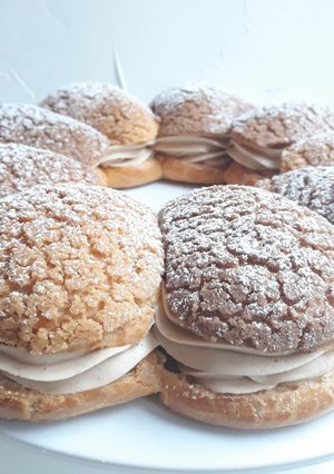 A picture of ☆Paris-Brest with Blueberries and Chestnut☆.