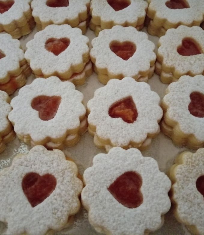 Bögrés linzer recept fotója