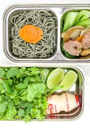 Hình của món Giảm cân - lunchbox - eat clean: Bún chả cá (277calo).