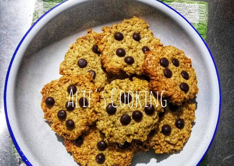 Langkah Mudah untuk Menyiapkan Cookies oat & pisang ? Anti Gagal
