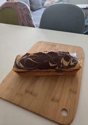 Une photo de Cake marbré