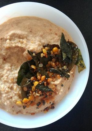 A picture of Peanut chutney.