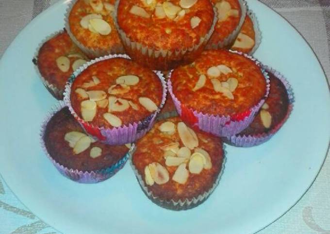 Mandulás mákos muffin recept foto