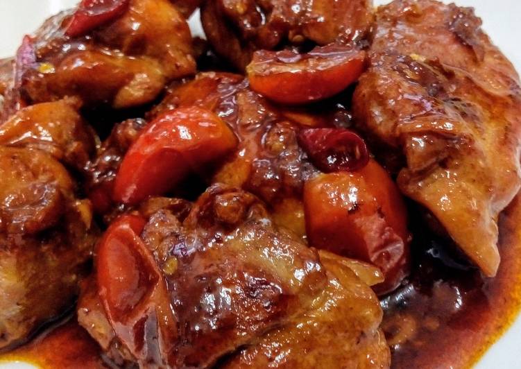 Recipe of Favorite Sweet and Spicy Chicken (Indonesian Style)