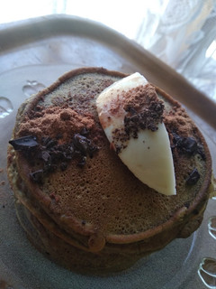 Foto resep Pancake matcha cokelat