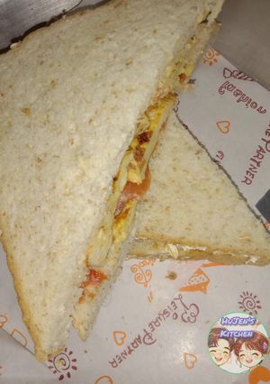 รูปของ แซนวิชไข่เจียวมะเขือเทศ | Tomato Omelette Sandwich