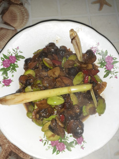 Foto resep Tumis kerang dara petai