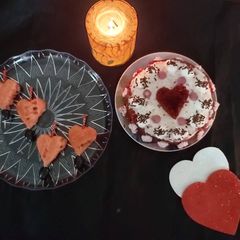 Eggless Red Velvet Cake (without oven) A picture of Eggless Red Velvet Cake (without oven).