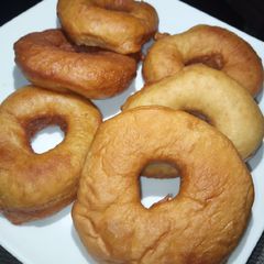 A picture of Soft fluffy doughnut.