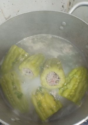 Hình của món Canh khổ qua nhồi thịt.