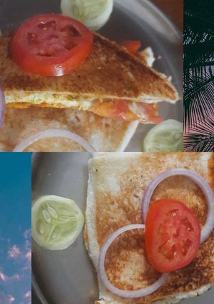ஆம்லேட் சாண்விச் (Omelette Sandwich Recipe in Tamil) செய்முறை முக்கிய புகைப்படம்