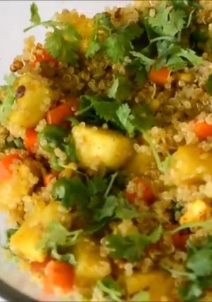 A picture of Healthy Quinoa salad.