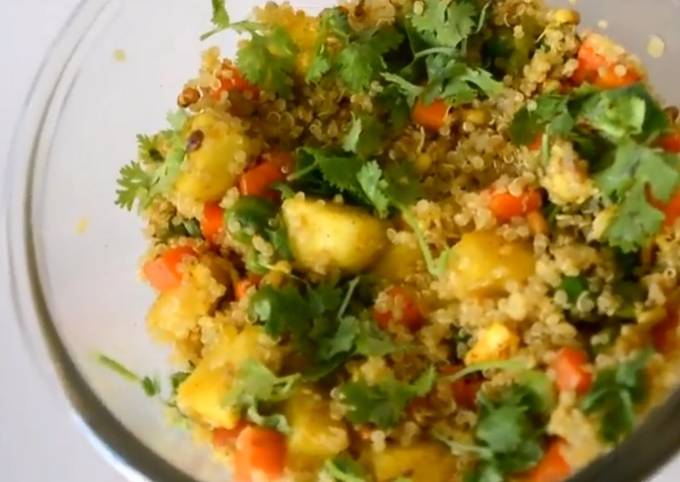 Simple Way to Make Homemade Healthy Quinoa salad