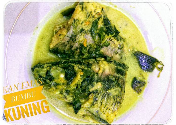 Cara Gampang memasak Ikan Emas Bumbu Kuning Ala² Restauran Padang yang sempurna