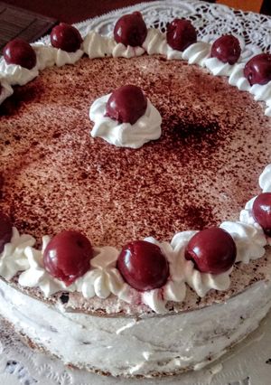 Fekete-erdő torta recept fotója