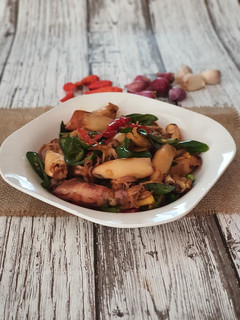 Foto resep Oseng Cumi Asin Cabe Ijo