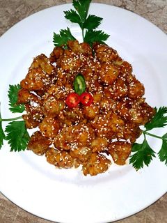 Foto resep 🥦Kembang Kol + Brokoli Goreng ala Korea