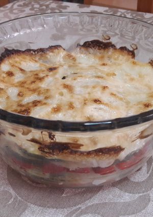 Foto principal de Lasaña de patata sin gluten vegana