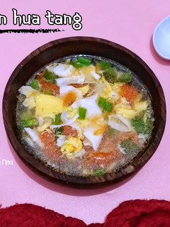 Foto resep Tan Hua Tang / Sup Telur Tomat