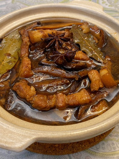 滷香菇五花肉條 的食譜成品照片