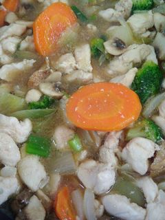 Foto resep Ayam cah jamur