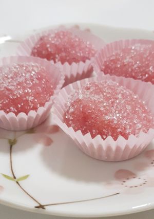 A picture of Pink truffles.