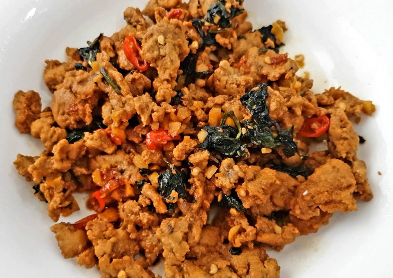Pork basil