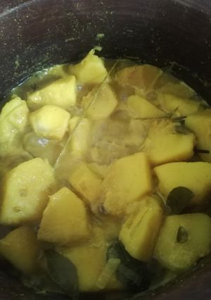 A picture of Breadfruit Curry.