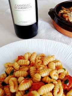 Foto di Gnocchetti sardi con rana pescatrice