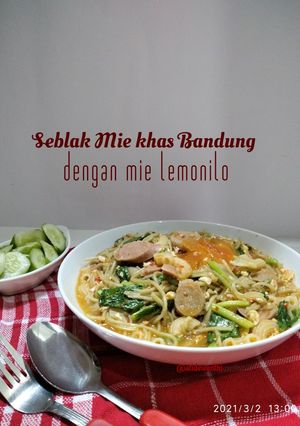 Foto resep *Seblak Mie Khas Bandung* dengan mie lemonilo