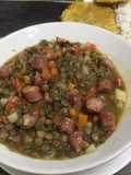 Lentejas con longaniza