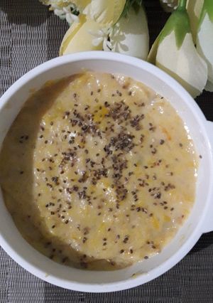 Foto resep Mpasi 9 bulan (oat labu kuning kurma)