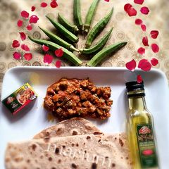 A picture of Masala bhindi.