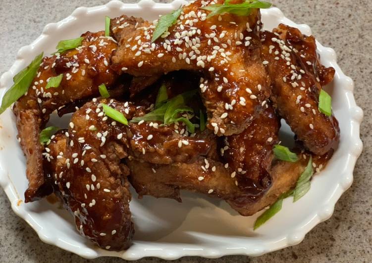 Simple Way to Make Super Quick Homemade BBQ Honey chicken wings