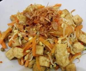 Resep mudah Oseng tahu toge wortel Lezat Mantap