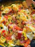 Paila de huevos de campo