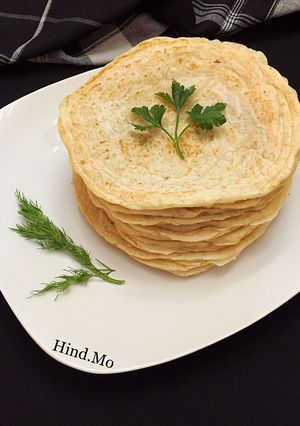 A picture of Gurasa (Sudanese Flatbread Pancakes).