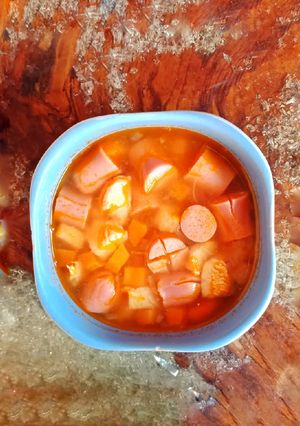 Foto resep Soup Merah Simple