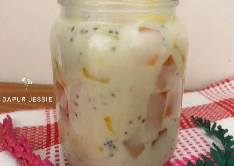 Resep Mango Milk Cheese, Bisa Manjain Lidah