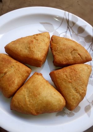 Soyayyen bread ainihin hoton girkin