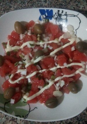 Une photo de Salade tomate
