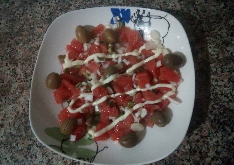 Maniere simple a Faire Ultime Salade tomate